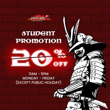 ROCKU-Yakiniku-20-off-Student-Promotion-350x350 - Beverages Food , Restaurant & Pub Kuala Lumpur Promotions & Freebies Selangor 