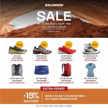 Salomon-Special-Sale-at-Atria-Shopping-Gallery-350x350 - Apparels Fashion Accessories Fashion Lifestyle & Department Store Footwear Selangor Warehouse Sale & Clearance in Malaysia 