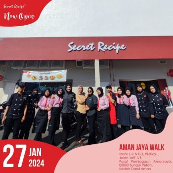 Secret-Recipe-Opening-50-Off-Promotions-at-Amanjaya-Walk-350x350 - Cake Food , Restaurant & Pub Kedah Promotions & Freebies 