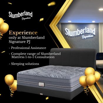 Slumberland-Grand-Opening-Deal-at-Signature-PJ-2-350x350 - Beddings Home & Garden & Tools Mattress Promotions & Freebies Selangor 
