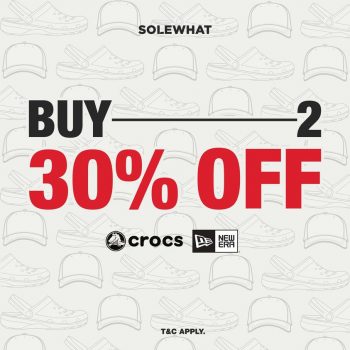 SoleWhat-Crocs-or-New-Era-Promo-350x350 - Fashion Accessories Fashion Lifestyle & Department Store Footwear Johor Kedah Kelantan Kuala Lumpur Melaka Negeri Sembilan Pahang Penang Perak Perlis Promotions & Freebies Putrajaya Sabah Sarawak Selangor Terengganu 