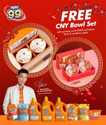 Sunshine-HERO99-FREE-Exclusive-CNY-Bowl-350x413 - Penang Promotions & Freebies Supermarket & Hypermarket 