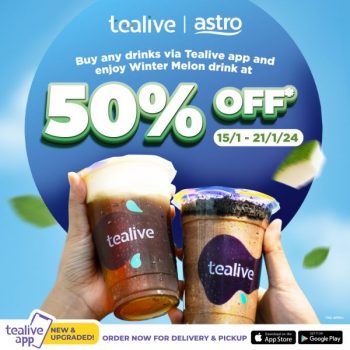 Tealive-50-OFF-Winter-Melon-Cooler-Promotion-350x350 15-21 Jan 2024: Tealive - 50% OFF Winter Melon Cooler Promotion