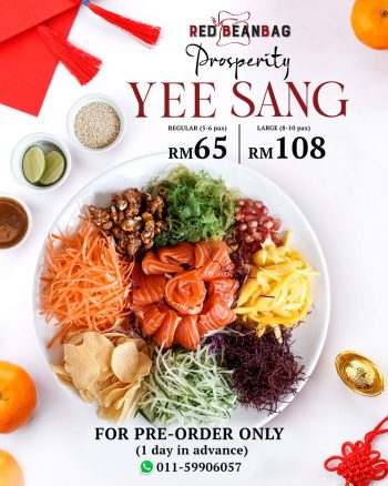 The-Red-Beanbag-Chinese-New-Year-Promo-350x438 - Food , Restaurant & Pub Johor Kedah Kelantan Kuala Lumpur Melaka Negeri Sembilan Pahang Penang Perak Perlis Promotions & Freebies Putrajaya Sabah Sarawak Selangor Terengganu 
