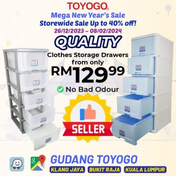 Toyogo-Mega-New-Years-Sale-3-350x350 - Home & Garden & Tools Kitchenware Kuala Lumpur Malaysia Sales Selangor 