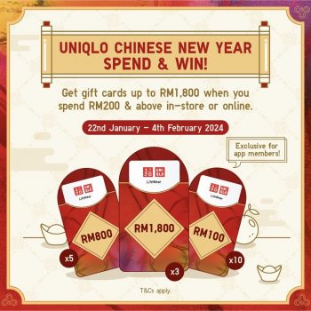 UNIQLO-Chinese-New-Year-Spend-Win-Contest-350x350 - Apparels Events & Fairs Fashion Lifestyle & Department Store Johor Kedah Kelantan Kuala Lumpur Melaka Negeri Sembilan Pahang Penang Perak Perlis Putrajaya Sabah Sarawak Selangor Terengganu 
