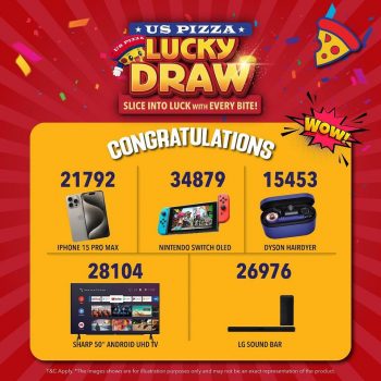 US-Pizza-Lucky-Draw-Winner-Announcement-2-350x350 - Events & Fairs Food , Restaurant & Pub Pizza 