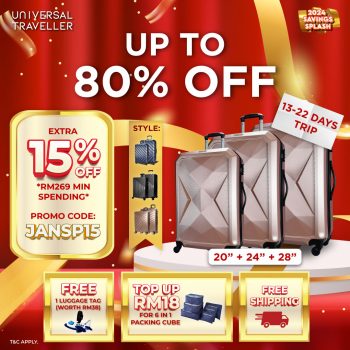 Universal-Traveller-Unbelievable-New-Year-Deals-5-350x350 - Johor Kedah Kelantan Kuala Lumpur Luggage Melaka Negeri Sembilan Online Store Pahang Penang Perak Perlis Promotions & Freebies Putrajaya Sabah Sarawak Selangor Sports,Leisure & Travel Terengganu 