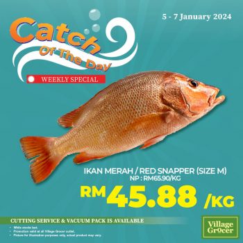 Village-Grocer-Catch-of-the-Day-Weekly-Special-350x350 - Johor Kedah Kelantan Kuala Lumpur Melaka Negeri Sembilan Pahang Penang Perak Perlis Promotions & Freebies Putrajaya Sabah Sarawak Selangor Supermarket & Hypermarket Terengganu 