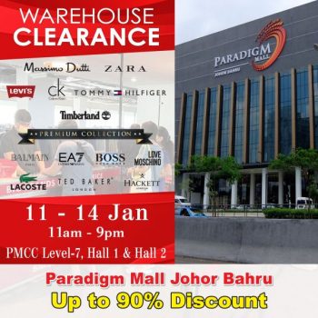 Warehouse-Clearance-Sale-at-Paradigm-Mall-JB-Up-to-90-Off-350x350 - Johor Shopping Malls Warehouse Sale & Clearance in Malaysia 