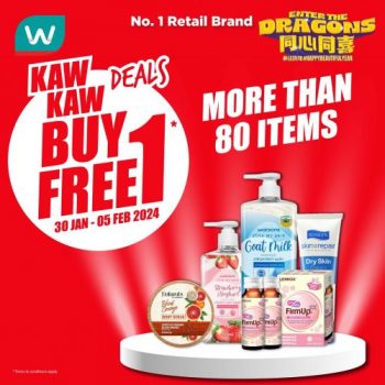 Watsons-Buy-1-Free-1-Promotion-350x350 - Beauty & Health Cosmetics Health Supplements Johor Kedah Kelantan Kuala Lumpur Melaka Negeri Sembilan Online Store Pahang Penang Perak Perlis Personal Care Promotions & Freebies Putrajaya Sabah Sarawak Selangor Terengganu 