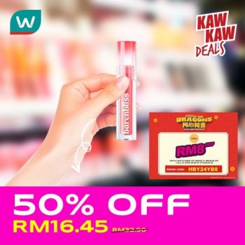 Watsons-Cosmetics-50-off-Promotion-1-350x350 - Beauty & Health Cosmetics Johor Kedah Kelantan Kuala Lumpur Melaka Negeri Sembilan Pahang Penang Perak Perlis Promotions & Freebies Putrajaya Sabah Sarawak Selangor Terengganu 