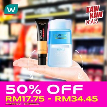 Watsons-Cosmetics-50-off-Promotion-11-350x350 - Beauty & Health Cosmetics Johor Kedah Kelantan Kuala Lumpur Melaka Negeri Sembilan Pahang Penang Perak Perlis Promotions & Freebies Putrajaya Sabah Sarawak Selangor Terengganu 