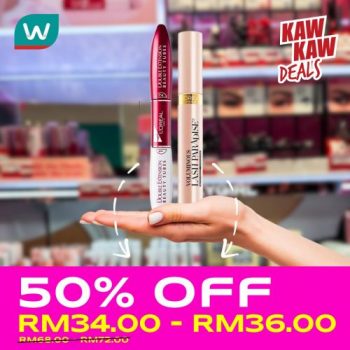 Watsons-Cosmetics-50-off-Promotion-14-350x350 - Beauty & Health Cosmetics Johor Kedah Kelantan Kuala Lumpur Melaka Negeri Sembilan Pahang Penang Perak Perlis Promotions & Freebies Putrajaya Sabah Sarawak Selangor Terengganu 
