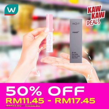Watsons-Cosmetics-50-off-Promotion-2-350x350 - Beauty & Health Cosmetics Johor Kedah Kelantan Kuala Lumpur Melaka Negeri Sembilan Pahang Penang Perak Perlis Promotions & Freebies Putrajaya Sabah Sarawak Selangor Terengganu 