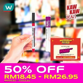 Watsons-Cosmetics-50-off-Promotion-4-350x350 - Beauty & Health Cosmetics Johor Kedah Kelantan Kuala Lumpur Melaka Negeri Sembilan Pahang Penang Perak Perlis Promotions & Freebies Putrajaya Sabah Sarawak Selangor Terengganu 