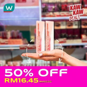 Watsons-Cosmetics-Promotion-Up-To-50-OFF-1-1-350x350 - Beauty & Health Cosmetics Johor Kedah Kelantan Kuala Lumpur Melaka Negeri Sembilan Online Store Pahang Penang Perak Perlis Promotions & Freebies Putrajaya Sabah Sarawak Selangor Terengganu 