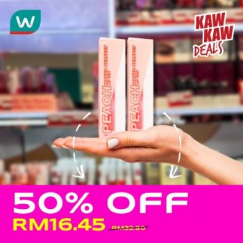 Watsons-Cosmetics-Promotion-Up-To-50-off-4-2-350x350 - Beauty & Health Cosmetics Johor Kedah Kelantan Kuala Lumpur Melaka Negeri Sembilan Online Store Pahang Penang Perak Perlis Promotions & Freebies Putrajaya Sabah Sarawak Selangor Terengganu 