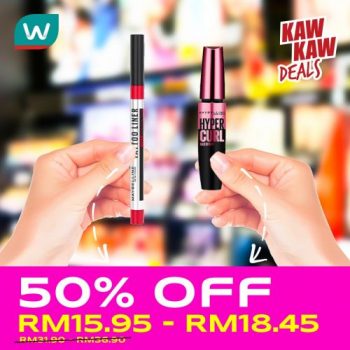 Watsons-Cosmetics-Promotion-Up-To-50-off-6-2-350x350 - Beauty & Health Cosmetics Johor Kedah Kelantan Kuala Lumpur Melaka Negeri Sembilan Online Store Pahang Penang Perak Perlis Promotions & Freebies Putrajaya Sabah Sarawak Selangor Terengganu 