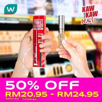 Watsons-Cosmetics-Promotion-Up-To-50-off-7-2-350x350 - Beauty & Health Cosmetics Johor Kedah Kelantan Kuala Lumpur Melaka Negeri Sembilan Online Store Pahang Penang Perak Perlis Promotions & Freebies Putrajaya Sabah Sarawak Selangor Terengganu 