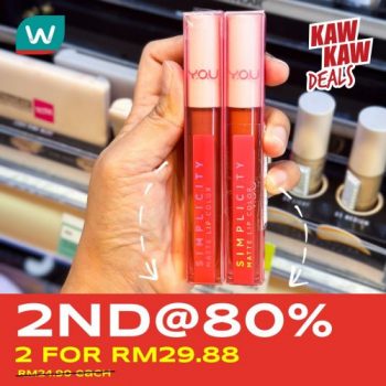 Watsons-Sale-2nd-@-80-off-19-350x350 - Beauty & Health Cosmetics Health Supplements Johor Kedah Kelantan Kuala Lumpur Malaysia Sales Melaka Negeri Sembilan Online Store Pahang Penang Perak Perlis Personal Care Putrajaya Sabah Sarawak Selangor Skincare Terengganu 