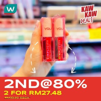 Watsons-Sale-2nd-@-80-off-20-350x350 - Beauty & Health Cosmetics Health Supplements Johor Kedah Kelantan Kuala Lumpur Malaysia Sales Melaka Negeri Sembilan Online Store Pahang Penang Perak Perlis Personal Care Putrajaya Sabah Sarawak Selangor Skincare Terengganu 