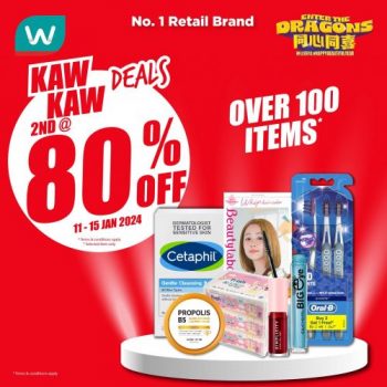 Watsons-Sale-2nd-@-80-off-350x350 - Beauty & Health Cosmetics Health Supplements Johor Kedah Kelantan Kuala Lumpur Malaysia Sales Melaka Negeri Sembilan Online Store Pahang Penang Perak Perlis Personal Care Putrajaya Sabah Sarawak Selangor Skincare Terengganu 