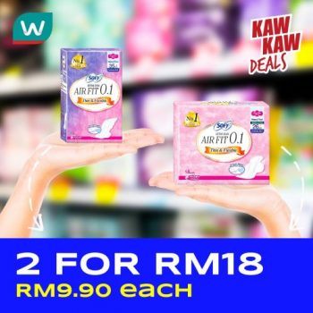 Watsons-Sanitary-Protection-Promotion-Up-To-40-OFF-1-350x350 - Beauty & Health Johor Kedah Kelantan Kuala Lumpur Melaka Negeri Sembilan Pahang Penang Perak Perlis Personal Care Promotions & Freebies Putrajaya Sabah Sarawak Selangor Terengganu 