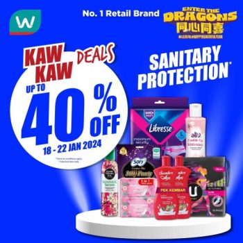 Watsons-Sanitary-Protection-Promotion-Up-To-40-OFF-350x350 - Beauty & Health Johor Kedah Kelantan Kuala Lumpur Melaka Negeri Sembilan Pahang Penang Perak Perlis Personal Care Promotions & Freebies Putrajaya Sabah Sarawak Selangor Terengganu 