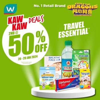 Watsons-Travel-Essential-2nd-@-50-OFF-Promotion-350x350 - Beauty & Health Health Supplements Johor Kedah Kelantan Kuala Lumpur Melaka Negeri Sembilan Online Store Pahang Penang Perak Perlis Personal Care Promotions & Freebies Putrajaya Sabah Sarawak Selangor Skincare Terengganu 