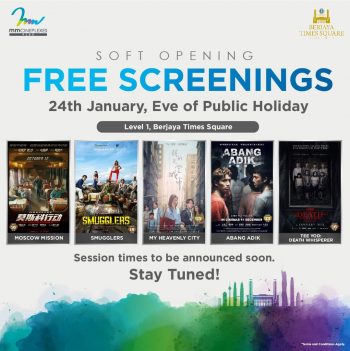 mmCineplexes-Soft-Opening-Free-Screening-350x351 - Cinemas Kuala Lumpur Movie & Music & Games Promotions & Freebies Selangor 