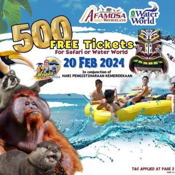500-Free-Tickets-for-Safari-or-Water-World-350x350 - Melaka Promotions & Freebies Theme Parks 