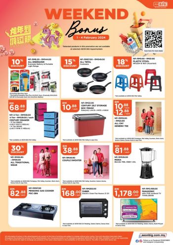 AEON-BiG-Weekend-Promotion-350x495 - Johor Kedah Kelantan Kuala Lumpur Melaka Negeri Sembilan Pahang Penang Perak Perlis Promotions & Freebies Putrajaya Sabah Sarawak Selangor Supermarket & Hypermarket Terengganu 