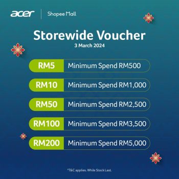 Acer-Ramadan-Bersama-Shopee-Sale-1-350x350 - Computer Accessories Electronics & Computers IT Gadgets Accessories Johor Kedah Kelantan Kuala Lumpur Malaysia Sales Melaka Negeri Sembilan Online Store Pahang Penang Perak Perlis Putrajaya Sabah Sarawak Selangor Terengganu 