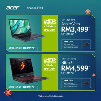 Acer-Ramadan-Bersama-Shopee-Sale-2-350x350 - Computer Accessories Electronics & Computers IT Gadgets Accessories Johor Kedah Kelantan Kuala Lumpur Malaysia Sales Melaka Negeri Sembilan Online Store Pahang Penang Perak Perlis Putrajaya Sabah Sarawak Selangor Terengganu 