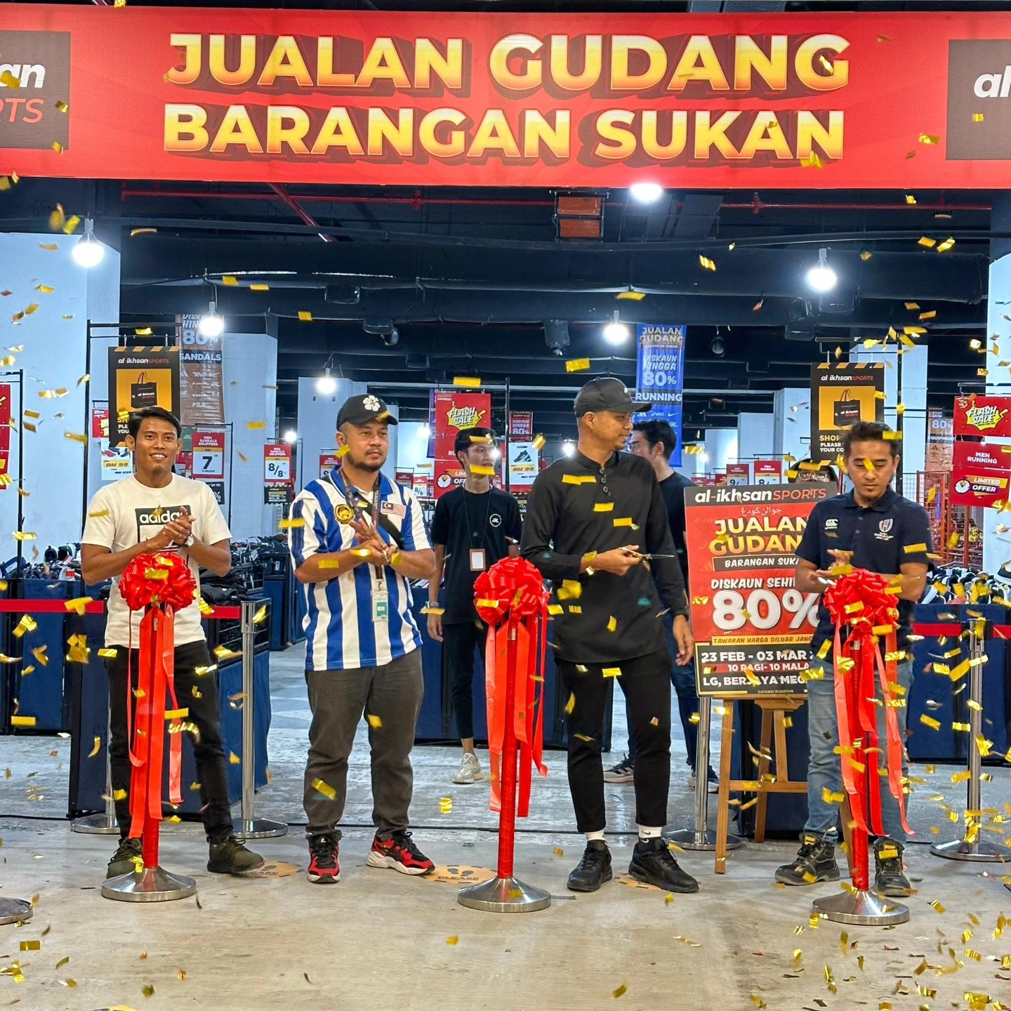 23 Feb-3 Mar 2024: Al-Ikhsan Sports - Warehouse Sale at Successful Megamall  Kuantan Pahang 