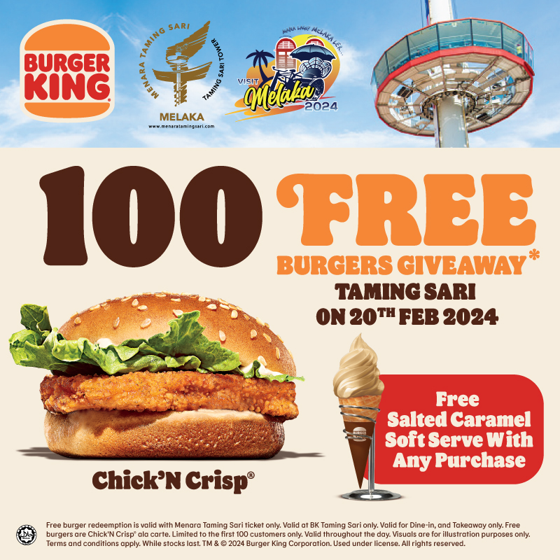 20 Feb 2024 Burger King Free Burgers Giveaway