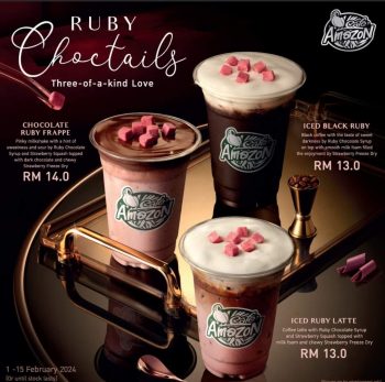 Cafe-Amazon-Ruby-Choctails-Special-350x347 - Beverages Food , Restaurant & Pub Promotions & Freebies Selangor 