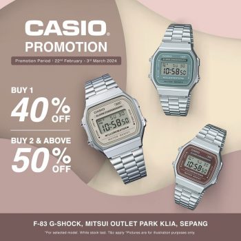 Casio-Special-Promo-at-Mitsui-Outlet-Park-KLIA-350x350 - Fashion Lifestyle & Department Store Promotions & Freebies Selangor Watches 