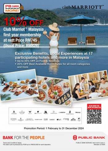 Club-Marriott-10-off-Promo-for-Public-Bank-Members-350x488 - Bank & Finance Hotels Johor Kedah Kelantan Kuala Lumpur Melaka Negeri Sembilan Online Store Pahang Penang Perak Perlis Promotions & Freebies Public Bank Putrajaya Sabah Sarawak Selangor Sports,Leisure & Travel Terengganu 