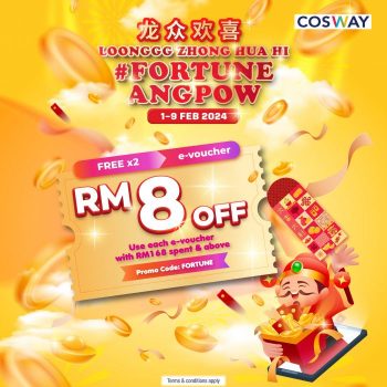 Cosway-CNY-RM8-OFF-Promotion-350x350 1-9 Feb 2024: Cosway - CNY RM8 OFF Promotion