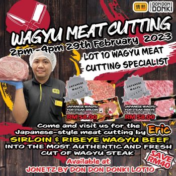 DON-DON-DONKI-Wagyu-Meat-Cutting-Event-350x350 - Events & Fairs Food , Restaurant & Pub Kuala Lumpur Selangor 