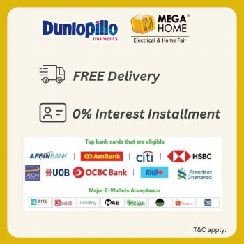 Dunlopillo-Special-Sale-at-MegaHome-@-SPICE-Arena-4-350x350 - Beddings Home & Garden & Tools Malaysia Sales Mattress Penang 