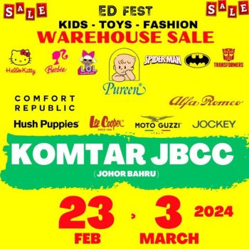 ED-Fest-Warehouse-Sales-KOMTAR-JBCC-350x350 - Baby & Kids & Toys Children Fashion Johor Warehouse Sale & Clearance in Malaysia 