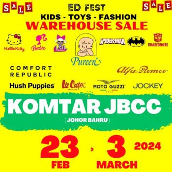 ED-Fest-Warehouse-Sales-KOMTAR-JBCC-350x350 - Baby & Kids & Parenting Children Fashion Johor Warehouse Sale & Clearance in Malaysia 