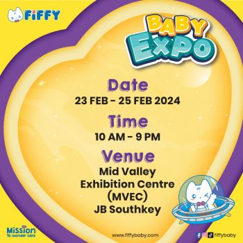 Fiffybaby-Baby-Expo-at-MVEC-JB-Southkey-350x350 - Baby & Kids & Parenting Babycare Events & Fairs Johor 