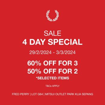 Free-Perry-4-Days-Special-Sale-at-Mitsui-Outlet-Park-KLIA-350x350 - Apparels Fashion Accessories Fashion Lifestyle & Department Store Malaysia Sales Selangor 