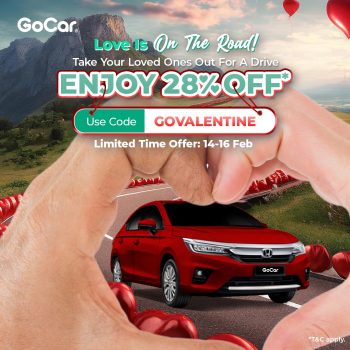 GoCar-Valentines-Day-Special-350x350 - Johor Kedah Kelantan Kuala Lumpur Melaka Negeri Sembilan Online Store Pahang Penang Perak Perlis Promotions & Freebies Putrajaya Sabah Sarawak Selangor Sports,Leisure & Travel Terengganu Transportation 