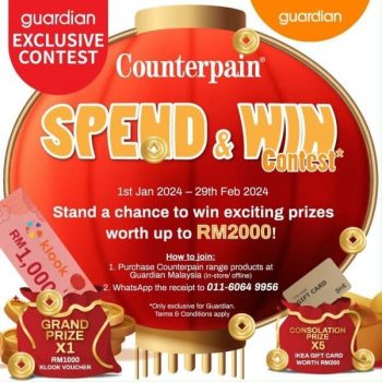 Guardian-Counterpain-Spend-Win-Contest-350x350 - Beauty & Health Events & Fairs Health Supplements Johor Kedah Kelantan Kuala Lumpur Melaka Negeri Sembilan Pahang Penang Perak Perlis Personal Care Putrajaya Sabah Sarawak Selangor Terengganu 
