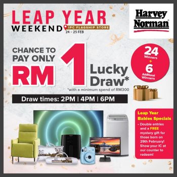 Harvey-Norman-Leap-Year-Weekend-Deals-350x350 - Electronics & Computers Furniture Home & Garden & Tools Home Appliances Home Decor Promotions & Freebies Selangor 